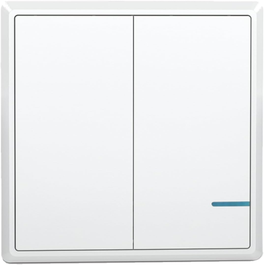 Thinkbee Wireless Lights Switch Panel, IP66 Waterproof No-Wiring Wall Switch Can Remotely Control Lamps 330ft Indoor & 1700ft Outdoor, Freely Expand Lighting System without Tearing Walls (Only Panel)