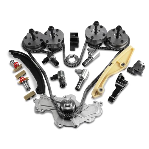 Kit de distribution par chaîne DM90738 avec pompe à eau de remplacement pour Transit 3.5L