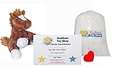 Make Your Own Stuffed Animal Mini 8 Inch Chestnut the Horse Kit - No Sewing Required!