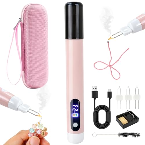 AULEEP Thread Burner USB Rechargeable Thread Zapper with LCD Display