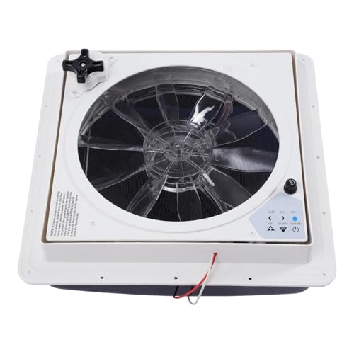 Queeucaer Ventilatore di scarico per tetto camper da 12 V + RC, questo ventilatore da tetto per camper può essere installato sul camper per per l'aria di scarico