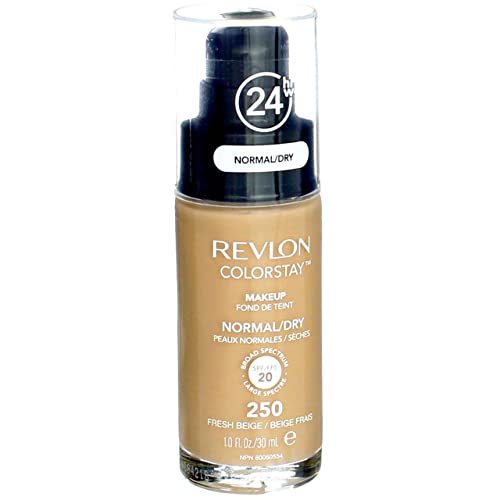 Image of Revlon ColorStay Makeup with SoftFlex, Normal /Dry Skin, Fresh Beige 250, 1 Ounce (Pack of 2)
