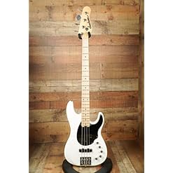X Series Signature David Ellefson Concert Bass CBXM IV MN Snow White - Les Beatles, Paul McCartney, John Lennon, RIngo Starr, George Harrison