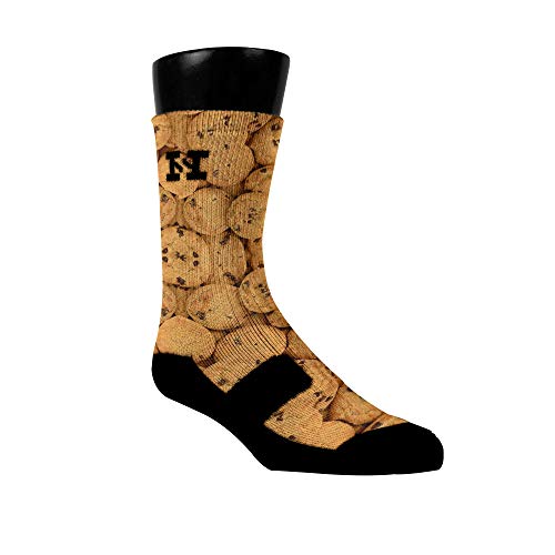 Brand Athletic Socks Milk and Cookies