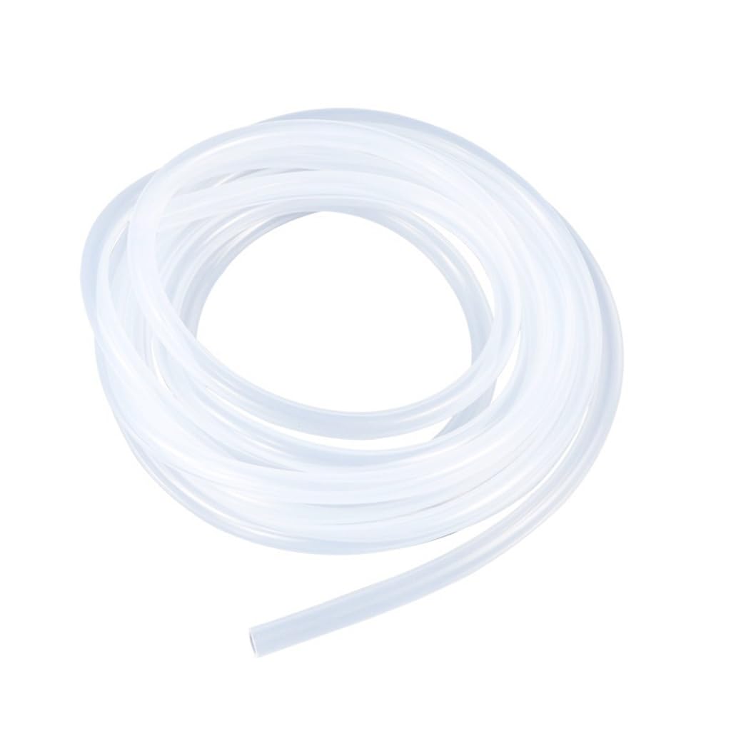 Sbjklyrn One Color Silicone Hose， Silicone Rubber Hose 10 Meters Clear Multiple Sizes For Household Drinking Water(1Mm X 3Mm(10M))
