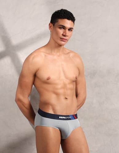 Image of U.S. Polo ASSN. Men's Nylon Micro Fibre Sports High Stretch Underwear Briefs