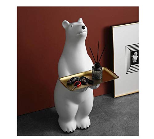 Ficha técnica RENJIELI Esculturas de Osos Polares Adornos y artesanías de Resina Grandes Regalos de inauguración de la casa los artículos se Pueden Colocar en la Bandeja Color B Little Surprise - Fernando Cortés