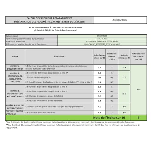 ELECTROLUX ASPIRATEUR TRAINEAU 850 WATTS EB61C3WBF - vue 9