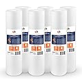 Aquaboon 5 Micron 20 x 4.5 Whole House Sediment Filter Cartridge 20 inch Water Filter Replacement Compatible with DGD-5005-20, FP25B, AP810-2, 6-Pack