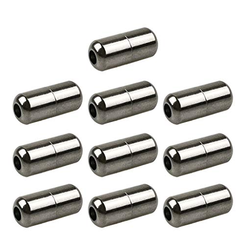Vdaxvme - 5 pares de cordones elásticos unisex, hebillas de metal cápsulado, no atadas, cordones para zapatos, reparación de zapatos, hebillas