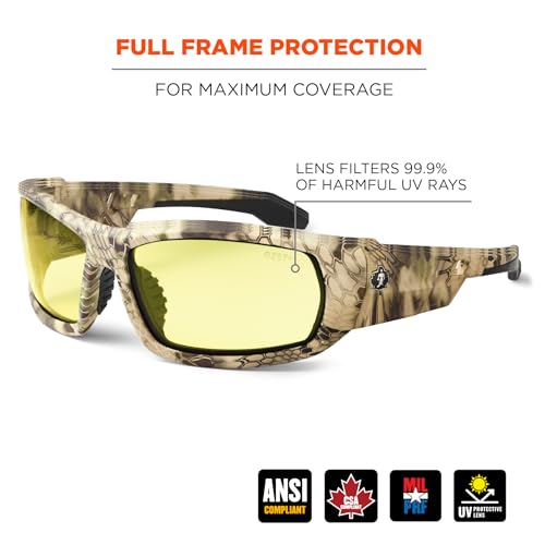 Image of Ergodyne Skullerz ODIN Safety Glasses Sunglasses, Impact Resistant Z87.1+