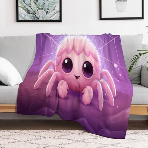 Couverture araignée chaude et douce, plaid lavable en machine - 3