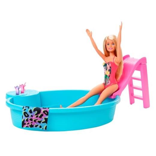 Barbie Boneca Piscina para crianças a partir de 3 anos