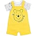 Disney Winnie the Pooh Baby Boys 3 Piece Outfit Set: Overalls T-Shirt Hat 12 Months