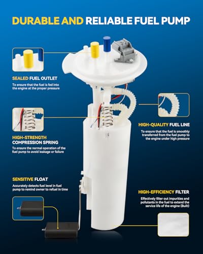 Image of PHILTOP Electric Fuel Pump Assembly FG0425 Fit for Chrysler Town & Country