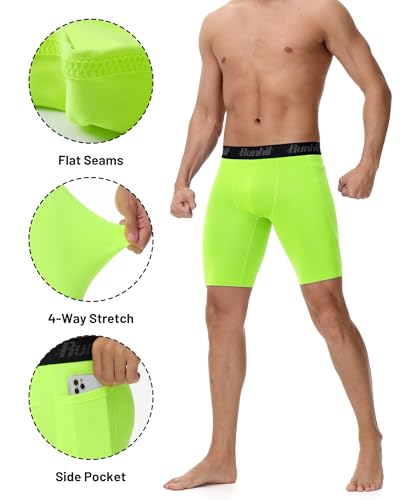 Pantalones cortos de compresión para evitar rozaduras al correr y entrenar en el gimnasio 5