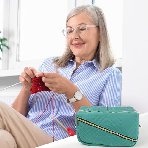 Image of Yarn Storage Bags Crochet Bag Organizer Wrist Yarn Holder for Crochet Accessories