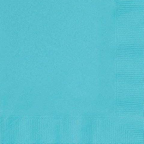 Unique Eco-Friendly Teal Party Napkins - 20 Pack Cover