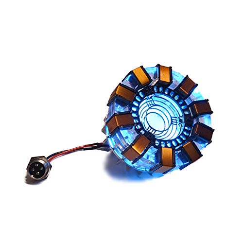 Uyebros Super Hero Stark Arc Reactor Heart Model Led Light with Display Box (Stark Heart)