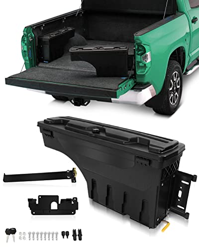 SCITOO Tool Box | Fits For For Chevrolet Silverado 1500 2500 2007-2018, For Chevrolet Silverado 1500 LD 2019, For Chevrolet Silverado 2500 HD 2007-2019 | Truck Bed Storage Box, Passenger Side