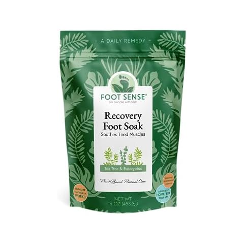 Tea Tree Oil Detox Foot Soak - for Athlete’s Foot, Toenails, Smelly Feet - All Natural Formula - Intensive Foot Repair - 16 oz Cover