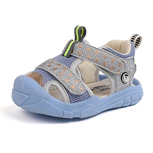 Toddler Boys Summer Sandals Girls Sport Sandals Kids Closed-Toe Outdoor Athletic Strap Beach Water Shoes