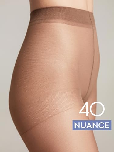 Image of Conte Tights Control Top Semi Opaque Pantyhose Silky Matte Effect Nuance 40 Den