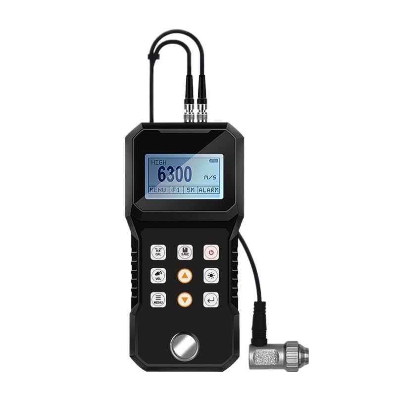 Miernik Gaussa BRK Electronic 6mm Probe Portable Digital Ultrasonic Thickness Gauge/Meter for Steel Pipe & Curved Surface with Range 0.75-80mm do Badań