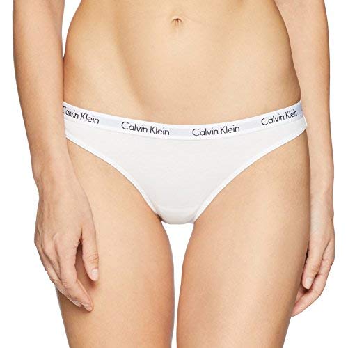 Calvin Klein women's carousel logo cotton stretch thong panties