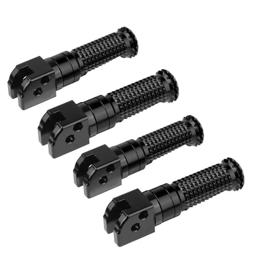 GTGJFJKW Estriberas para Motocicleta para Ducati para Scrambler 803 800 400 Icon para Nightshift Urban Enduro 2015-2024 Reposapiés para Motocicleta Reposapiés para Conductor(2 Pairs Black)
