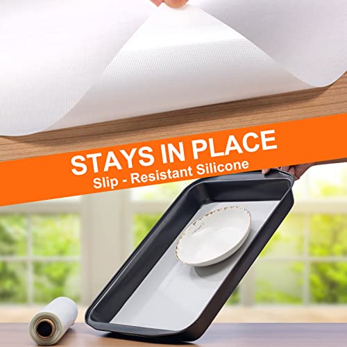 Silicone Baking Mat Roll -16In X 10Ft Non Stick Heat Resistant Food Grade Baking Mats, No Slip Reusable Freeze Dryer Mat,Pastry Mat,Countertop Protector Mat, Washable Oil-Proof  Refrigerator Liners #TOP6