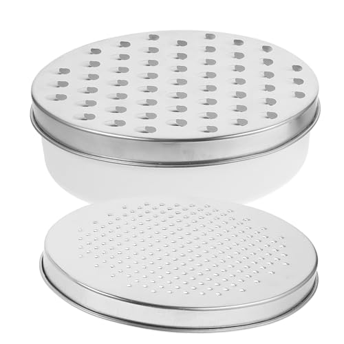 Rallador con contenedor 3 piezas acero inoxidable miniatura 1