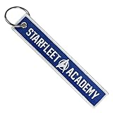 Starfleet Academy Blue/White Fabric Keychain 5.5" x 1" (Single)