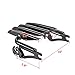 Mofun Detachable Luggage Rack Gloss Black Compatible with Harley Touring, Stealth Style Luggage Rack Fit Street Electra Road Glide Road King 2009-2025 Accessories