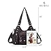Angel Barcelo Womens Purses and Handbags PU Leather Shoulder Bag Fashion Hobo Bags for Women (Coffee)