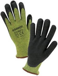 Radnor Medium 13 Gauge Dupont Kevlar, Nitrile and Stainless Steel Cut Resistant Gloves with Foam Nitrile Coating