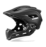 Kids Full Face Helmet Convertible Toddler Bike Helmets with...