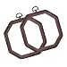 2PCS Octagon Embroidery Hoop Cross Stitch Hoop Ring Embroidery Circle Sewing Kit Frame Craft Photo Frame