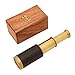 Mini Pirate Spyglass Telescope with Wooden Box