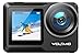 Produktbild WOLFANG GA460 Action Cam, 6K Unterwasserkamera WiFi 16ft Wasserdicht ohne Gehäuse Super EIS Bildstabilisator Dual Screen Helmkamera,Externes Mikrofon, 2x1350mAh Akkus mit Ladegerät,Zubehör Kit
