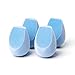 JUNO & Co. Microfiber Fusion Sponge, 4 Pcs Makeup Sponge Set, Latex-Free, Flawless Makeup Blender for Foundations, Powders and Creams, 4 Fusion Sponge Bundle