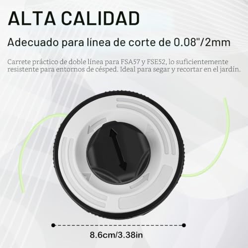 Cabezal Recambio Stihl C3-2 Autocut de nailon para desbrozadoras de césped 3