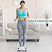 BEAUTURAL Digital Bathroom Scale for Body Weight, LCD Display, 400lb, 4 AAA Batteries and Tape Measure Included,Tempered Glass