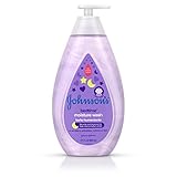 Johnson's Baby Bedtime Moisture Body Wash, Soothing NaturalCalm Aromas, Nighttime Bath Wash to Help Calm Baby Before Bed, Baby Wash, No added Parabens & Sulfates, 27.1 fl. oz
