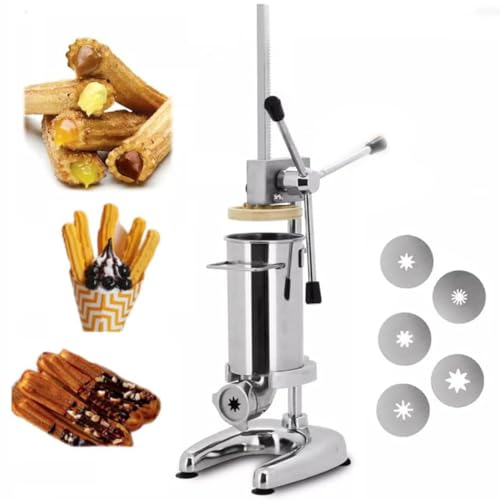 Machine à churros professionnelle acier inoxydable 2L 5 buses pour restaurant