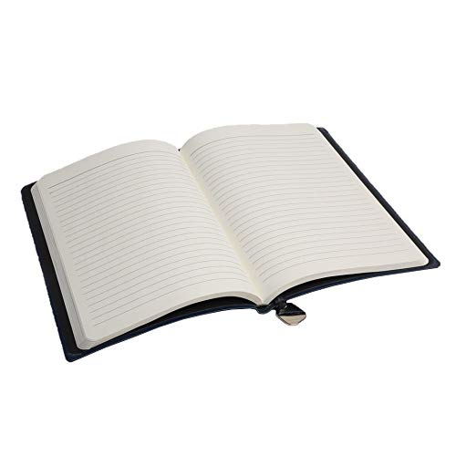Image of Cubic Leatherite A5 Size Softbound Notebook (Navy Blue)
