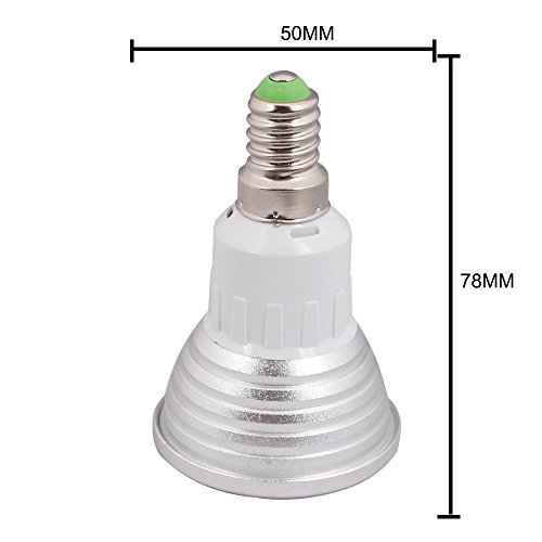 ShenShuai 1 pezzo 3W Lampada LED E14 RGB LED