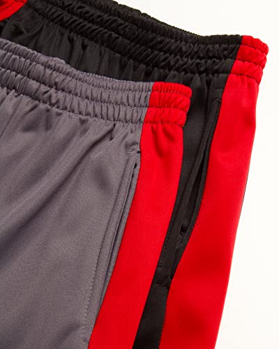 Quad Seven Boys Sweatpants - 4 Pack Active Tricot Boys Joggers for Kids - Performance Athletic Pants with Pockets (4-18)3