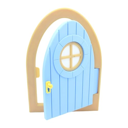 Realistic Fairies Gate Door 1/12 Dollhouses Furniture Model Ladder/Door Figurine Perfect for Miniature Yard Decors Project Fairi
