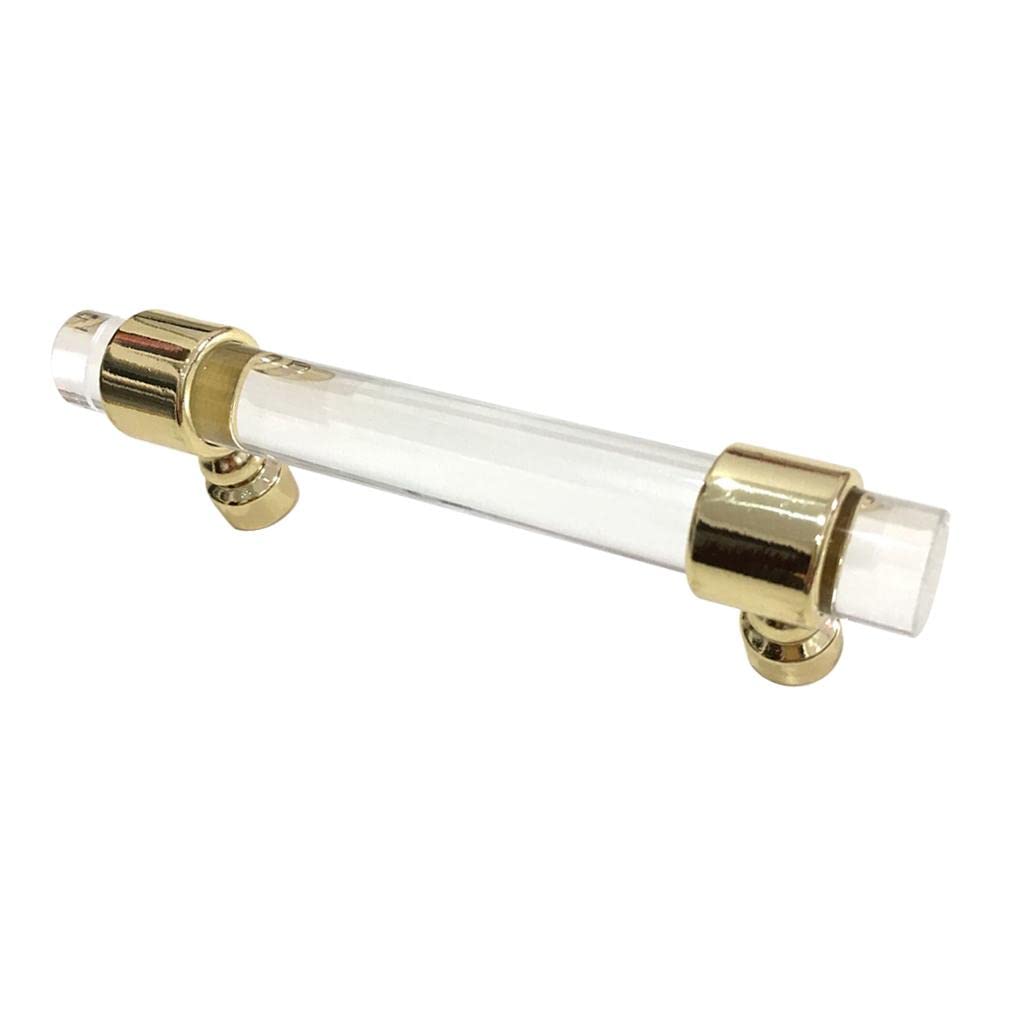 Acrylic Connecting Rod Bar for Door Handles Drawer Pull Knob Golden 120mm-image-10